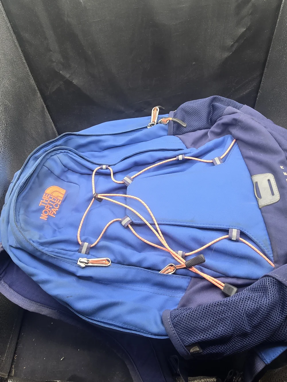 The North Face Jester Daypack in Bright Blue with Navy Accents